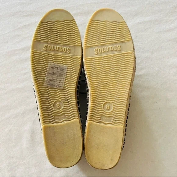 Soludos Lace Up Espadrilles In Black Natural - Flats - Picture 13 of 15